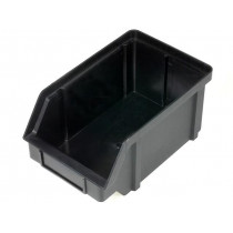 ; Bin; ESD; W: 144mm; H: 108mm; D: 224mm; Mat: polypropylene; black;  ; Bin; ESD; W: 144mm; H: 108mm; D: 224mm; Mat: polypropylene; black;