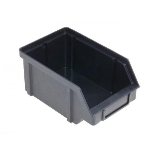; Bin; ESD; W: 101mm; H: 74mm; D: 157mm; Mat: polypropylene; black; ; Bin; ESD; W: 101mm; H: 74mm; D: 157mm; Mat: polypropylene; black;