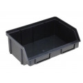 ; Bin; ESD; W: 203mm; H: 74mm; D: 140mm; Mat: polypropylene; black;  ; Bin; ESD; W: 203mm; H: 74mm; D: 140mm; Mat: polypropylene; black;
