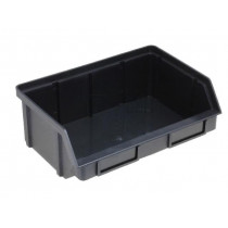 ; Bin; ESD; W: 203mm; H: 74mm; D: 140mm; Mat: polypropylene; black;  ; Bin; ESD; W: 203mm; H: 74mm; D: 140mm; Mat: polypropylene; black;