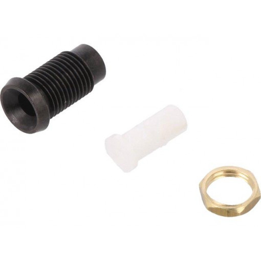 A104700AAC; LED holder; 3mm; plastic; concave; with plastic plug; IP66; BULGIN