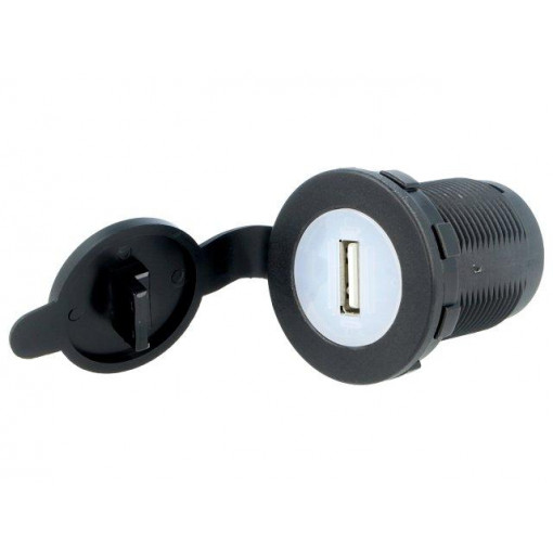 A13-194A-BB3; Automotive power supply; USB A socket; Sup.volt: 12÷24VDC; black; SCI