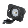 A13-194APS-BB3; Automotive power supply; USB A socket; Sup.volt: 12÷24VDC; black; SCI A13-194APS-BB3; Automotive power supply; USB A socket; Sup.volt: 12÷24VDC; black; SCI