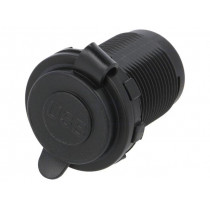 A13-230AU-BB3; Automotive power supply; USB A socket x2; Sup.volt: 12÷24VDC; SCI