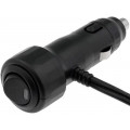 A13-54; Cigarette lighter plug; 8A; Sup.volt: 7÷12VDC; 12V/1x8A; black; SCI