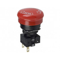 A165E-S-01; Switch: emergency stop; Stabl.pos: 2; NC; IP65; Pos: 2; -10÷55°C; OMRON A165E-S-01; Switch: emergency stop; Stabl.pos: 2; NC; IP65; Pos: 2; -10÷55°C; OMRON