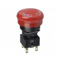 A165E-S-02; Switch: emergency stop; Stabl.pos: 2; NC x2; IP65; Pos: 2; -10÷55°C; OMRON A165E-S-02; Switch: emergency stop; Stabl.pos: 2; NC x2; IP65; Pos: 2; -10÷55°C; OMRON