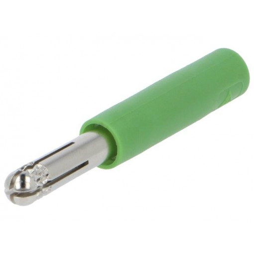 A 2116 NI/GN; Adapter; 4mm banana; banana 4mm socket,banana 4mm plug; 32A; 1kV; SCHÜTZINGER A 2116 NI/GN; Adapter; 4mm banana; banana 4mm socket,banana 4mm plug; 32A; 1kV; SCHÜTZINGER