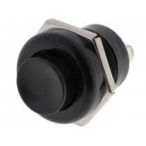 A2-5AS-BB; Switch: push-button; Pos: 2; SPST-NO; 10A/12VDC; OFF-(ON); IP40; SCI