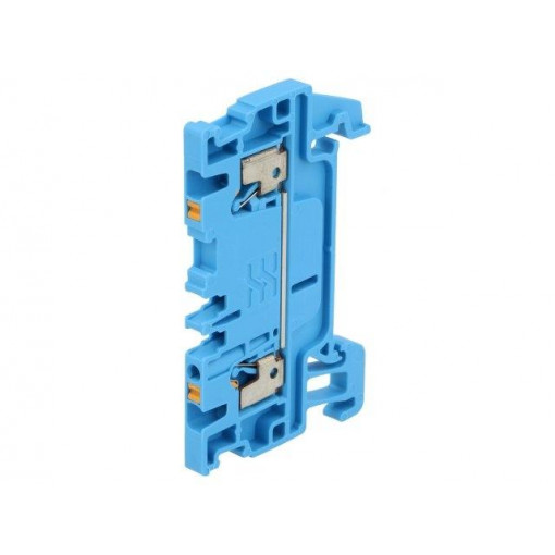 1552820000 A2C 1.5 BL; Splice terminal: rail; 1.5mm2; ways: 1; terminals: 2; blue; wemid; WEIDMÜLLER