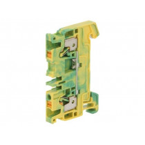 1521680000 A2C 2.5 PE; Splice terminal: rail; 2.5mm2; ways: 1; terminals: 2; yellow-green; WEIDMÜLLER
