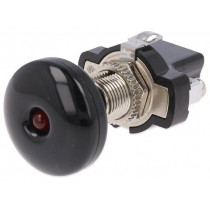 A3-30L; Switch: push-pull; Pos: 2; 10A/14VDC; black; Illumin: LED; on panel; SCI