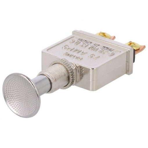 A3-32-3-14; Switch: push-pull; Pos: 2; 75A/12VDC; chrome; Illumin: none; SCI A3-32-3-14; Switch: push-pull; Pos: 2; 75A/12VDC; chrome; Illumin: none; SCI