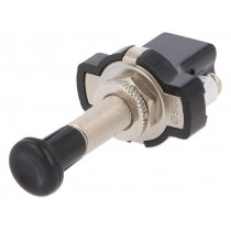 A3-5BA-06; Switch: push-pull; Pos: 2; 10A/12VDC; black; Illumin: none; on panel; SCI