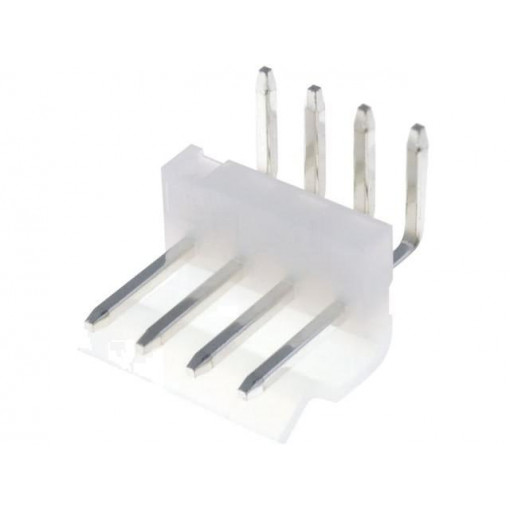 A3960WR-04P; Socket; wire-board; male; 3.96mm; PIN: 4; THT; 250V; 7A; tinned; 10mΩ; JOINT TECH