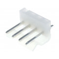 A3960WV-04P; Socket; wire-board; male; 3.96mm; PIN: 4; THT; 250V; 7A; tinned; 10mΩ; JOINT TECH