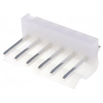 A3960WV-06P; Socket; wire-board; male; 3.96mm; PIN: 6; THT; 250V; 7A; tinned; 10mΩ; JOINT TECH