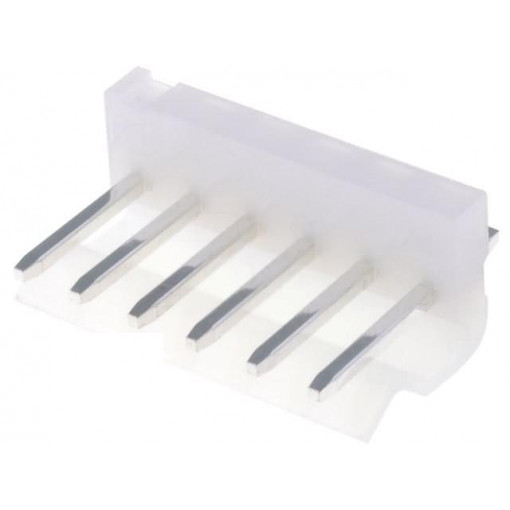 A3960WV-06P; Socket; wire-board; male; 3.96mm; PIN: 6; THT; 250V; 7A; tinned; 10mΩ; JOINT TECH