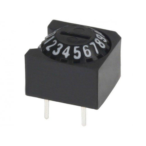 A6A-16C; Encoding switch; HEX/BCD; Pos: 16; THT; Rcont max: 200mΩ; 1.2Ncm; OMRON OCB