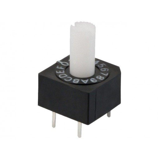A6A-16RS; Encoding switch; HEX/BCD; Pos: 16; THT; Rcont max: 200mΩ; 1.2Ncm; OMRON OCB A6A-16RS; Encoding switch; HEX/BCD; Pos: 16; THT; Rcont max: 200mΩ; 1.2Ncm; OMRON OCB