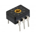 A6C-10R-N; Encoding switch; DEC/BCD; Pos: 10; THT; Rcont max: 200mΩ; 1Ncm; OMRON OCB A6C-10R-N; Encoding switch; DEC/BCD; Pos: 10; THT; Rcont max: 200mΩ; 1Ncm; OMRON OCB
