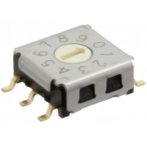 A6KS-102RF; Encoding switch; DEC/BCD; Pos: 10; SMT; Rcont max: 100mΩ; 1.96Ncm; OMRON OCB A6KS-102RF; Encoding switch; DEC/BCD; Pos: 10; SMT; Rcont max: 100mΩ; 1.96Ncm; OMRON OCB