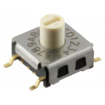 A6KS-164RS; Encoding switch; HEX/BCD; Pos: 16; SMT; Rcont max: 100mΩ; 1.96Ncm; OMRON OCB A6KS-164RS; Encoding switch; HEX/BCD; Pos: 16; SMT; Rcont max: 100mΩ; 1.96Ncm; OMRON OCB