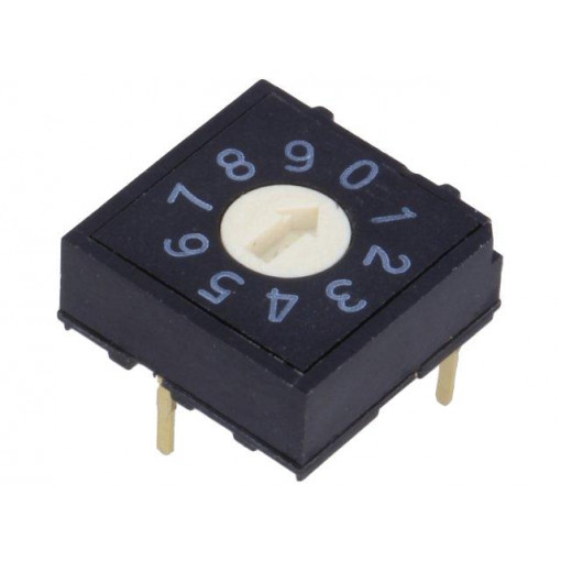 A6R-101RF; Encoding switch; DEC/BCD; Pos: 10; THT; Rcont max: 200mΩ; OMRON OCB A6R-101RF; Encoding switch; DEC/BCD; Pos: 10; THT; Rcont max: 200mΩ; OMRON OCB