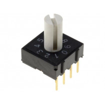 A6R-101RS; Encoding switch; DEC/BCD; Pos: 10; THT; Rcont max: 200mΩ; OMRON OCB A6R-101RS; Encoding switch; DEC/BCD; Pos: 10; THT; Rcont max: 200mΩ; OMRON OCB