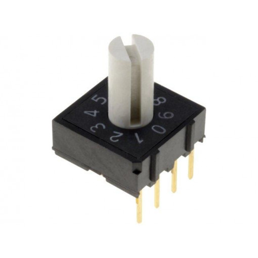 A6R-101RS; Encoding switch; DEC/BCD; Pos: 10; THT; Rcont max: 200mΩ; OMRON OCB A6R-101RS; Encoding switch; DEC/BCD; Pos: 10; THT; Rcont max: 200mΩ; OMRON OCB