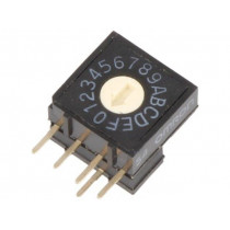 A6RV-161RF; Encoding switch; HEX/BCD; Pos: 16; THT; Rcont max: 200mΩ; OMRON OCB A6RV-161RF; Encoding switch; HEX/BCD; Pos: 16; THT; Rcont max: 200mΩ; OMRON OCB