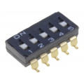 A6S-5101-H; Switch: DIP-SWITCH; Poles number: 5; ON-OFF; 0.025A/24VDC; Pos: 2; OMRON OCB