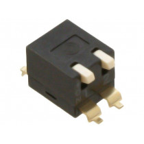 A6SR-2104; Switch: DIP-SWITCH; Poles number: 2; ON-OFF; 0.025A/24VDC; Pos: 2; OMRON OCB