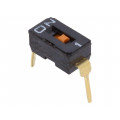 A6T-1101; Switch: DIP-SWITCH; Poles number: 1; ON-OFF; 0.025A/24VDC; Pos: 2; OMRON OCB