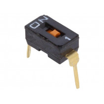 A6T-1101; Switch: DIP-SWITCH; Poles number: 1; ON-OFF; 0.025A/24VDC; Pos: 2; OMRON OCB