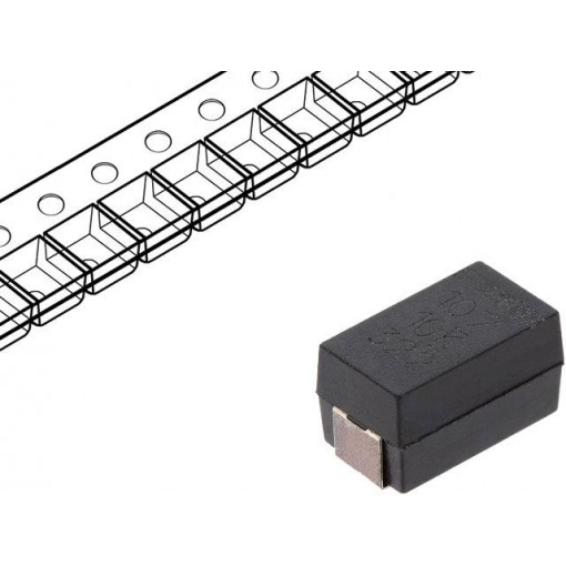 A700X157M006ATE015; Capacitor: polymer; 150uF; 6.3VDC; Case: X; 2917; ESR: 15mΩ; A700; SMD; KEMET