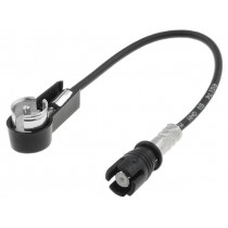 A7800ISO; Antenna adapter; ISO plug angled,RAKU II; with lead; 0.15m; PER.PIC.