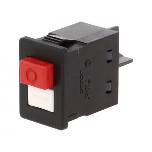 A8NS-3162; Switch: push-button; Pos: 2; SPST; 16A/250VAC; OFF-ON; Illumin: none; OMRON OCB