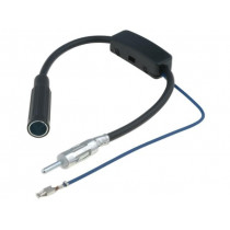 A9609; Antenna amplifier; DIN socket,DIN plug; 0.3m; 12VDC; AM,FM; PER.PIC. A9609; Antenna amplifier; DIN socket,DIN plug; 0.3m; 12VDC; AM,FM; PER.PIC.