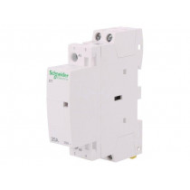 A9C20632; Contactor: 2-pole installation; NO x2; 220÷240VAC; 25A; DIN; ICT; SCHNEIDER ELECTRIC