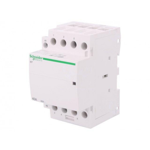 A9C20843; Contactor: 3-pole installation; NO x3; 230÷240VAC; 40A; DIN; ICT; SCHNEIDER ELECTRIC