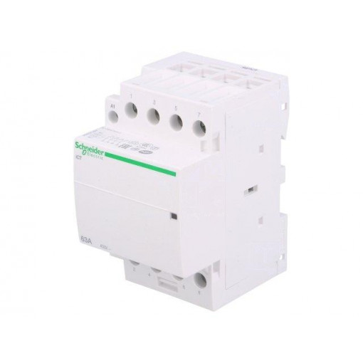 A9C20864; Contactor: 4-pole installation; NO x4; 230÷240VAC; 63A; DIN; ICT; SCHNEIDER ELECTRIC