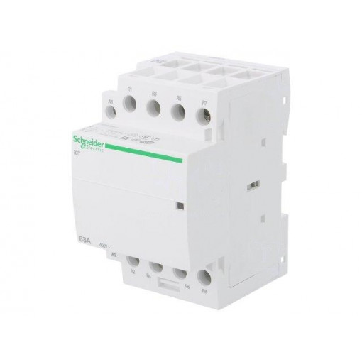 A9C20867; Contactor: 4-pole installation; NC x4; 230÷240VAC; 63A; DIN; ICT; SCHNEIDER ELECTRIC