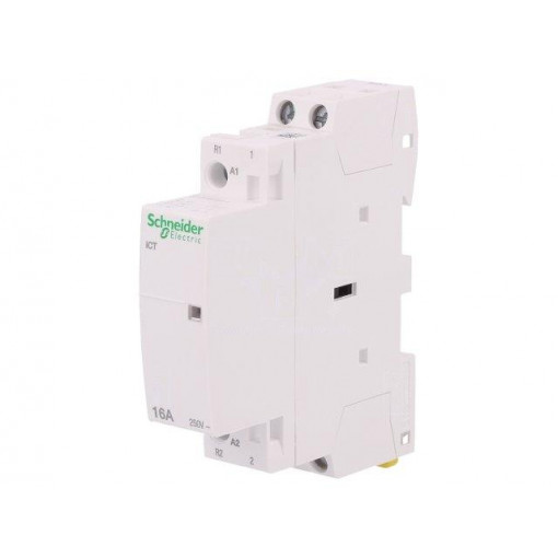 A9C22715; Contactor: 2-pole installation; NC + NO; 230÷240VAC; 16A; DIN; ICT; SCHNEIDER ELECTRIC