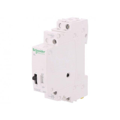 A9C30111; Relay: installation; bistable; NO; Ucoil: 24VAC; Ucoil: 12VDC; 16A; SCHNEIDER ELECTRIC