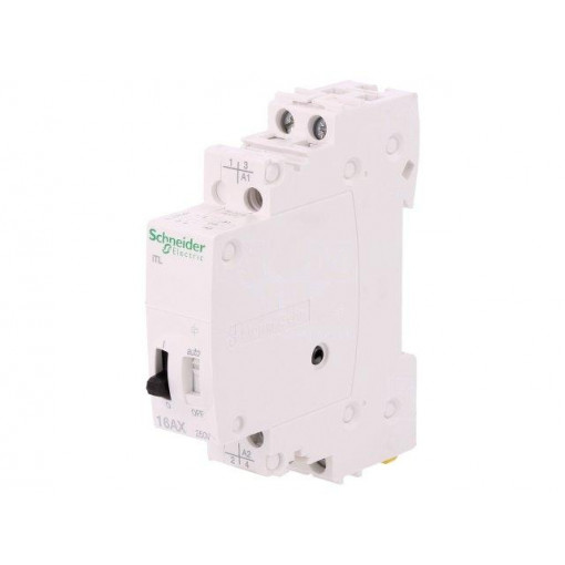 A9C30112; Relay: installation; bistable; NO x2; Ucoil: 24VAC; Ucoil: 12VDC; SCHNEIDER ELECTRIC