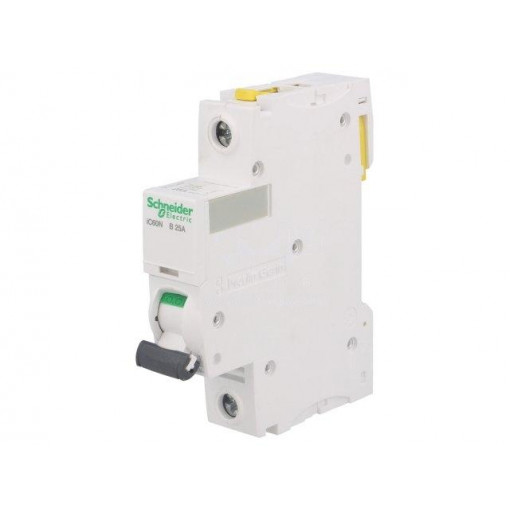 A9F03125; Circuit breaker; 230VAC; Inom: 25A; Poles: 1; DIN; Charact: B; 6kA; SCHNEIDER ELECTRIC
