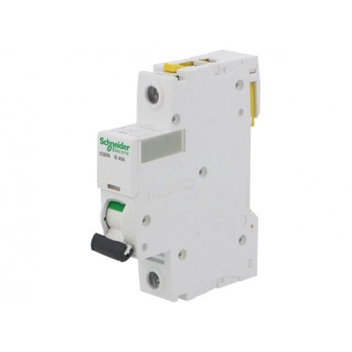 A9F03140; Circuit breaker; 230VAC; Inom: 40A; Poles: 1; DIN; Charact: B; 6kA; SCHNEIDER ELECTRIC
