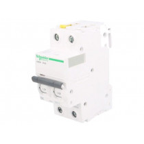 A9F03206; Circuit breaker; 400VAC; Inom: 6A; Poles: 2; DIN; Charact: B; 6kA; SCHNEIDER ELECTRIC