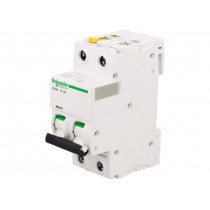 A9F03213; Circuit breaker; 400VAC; Inom: 13A; Poles: 2; DIN; Charact: B; 6kA; SCHNEIDER ELECTRIC